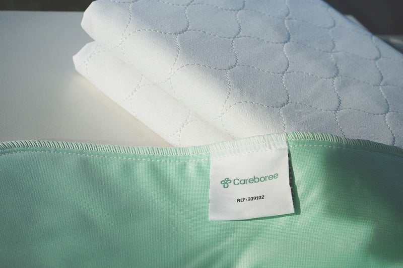 Careboree 2 Pack Cotton Top Quilted Underpad, Waterproof Extra Absorbent Use for Incontinence Bed Pads,Washable and Reusable Pet Pads (34" x 36") - Image 3